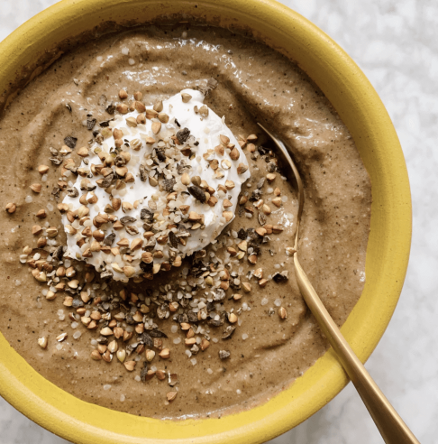 Cacao + Avocado Coconut Breakfast Bowl