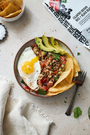 Black Bean + Rice Breakfast Bowl Recipe