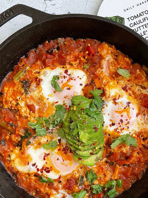 Butternut Squash + Kale Shakshuka