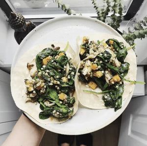 Butternut Squash + Chimichurri Tacos Recipe