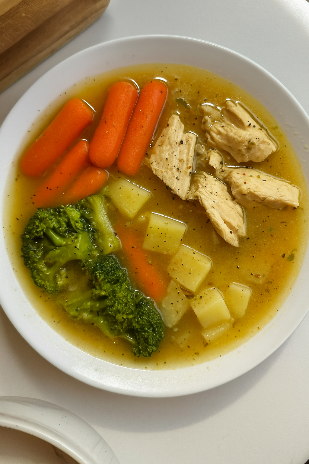 Leftover Thanksgiving Turkey Soup with Detox Veggies