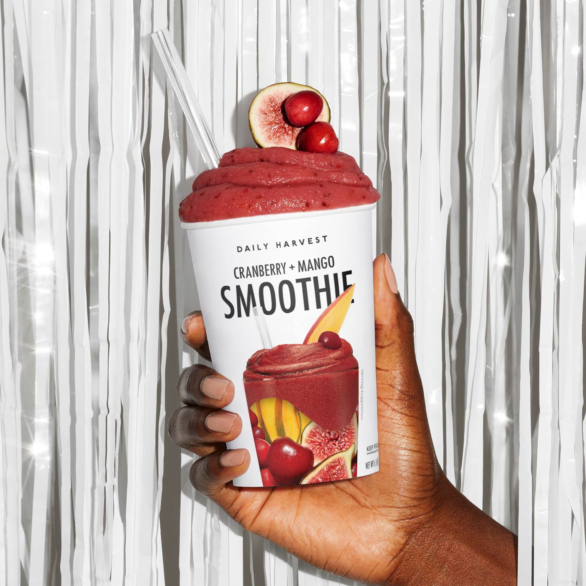 Cranberry + Mango Smoothie Sunset
