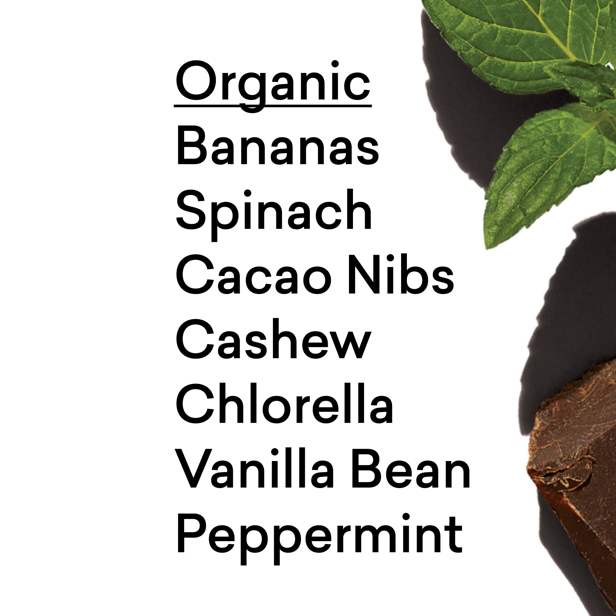 Mint + Cacao Smoothie - Mint Chocolate Chip Smoothie Delivery Mint + Cacao Smoothie - Mint Chocolate Chip Smoothie Delivery