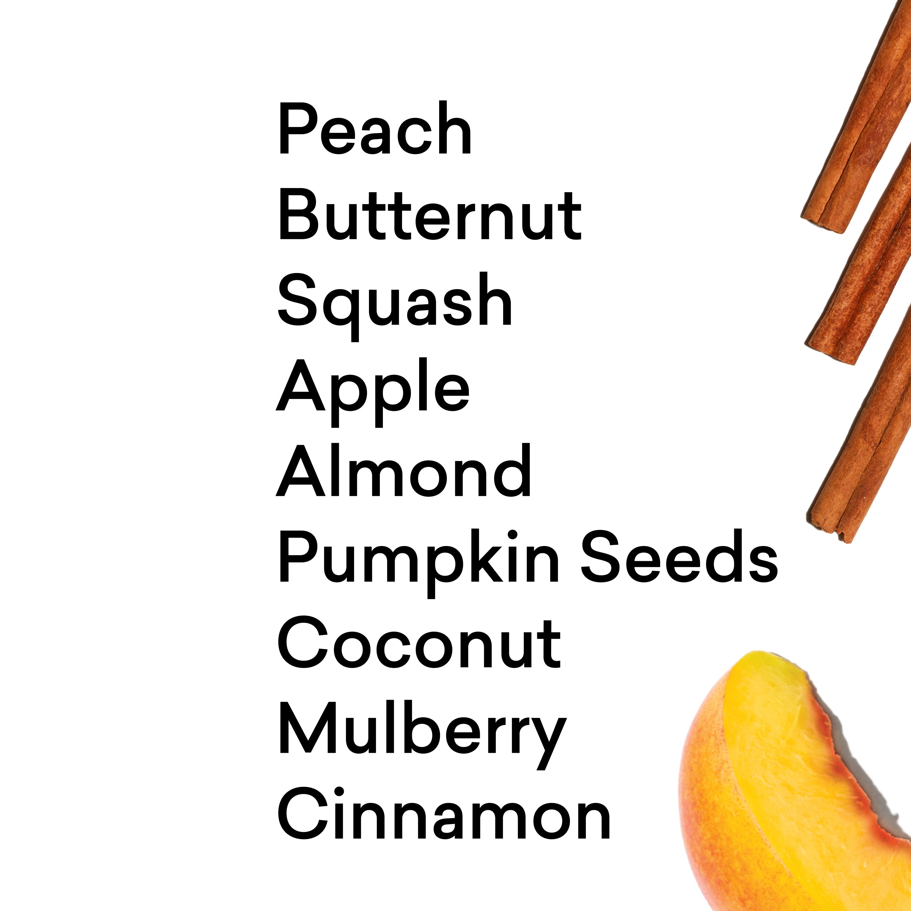 Peach + Cinnamon