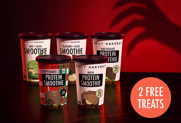 Daily Harvest chocolate protein smoothies