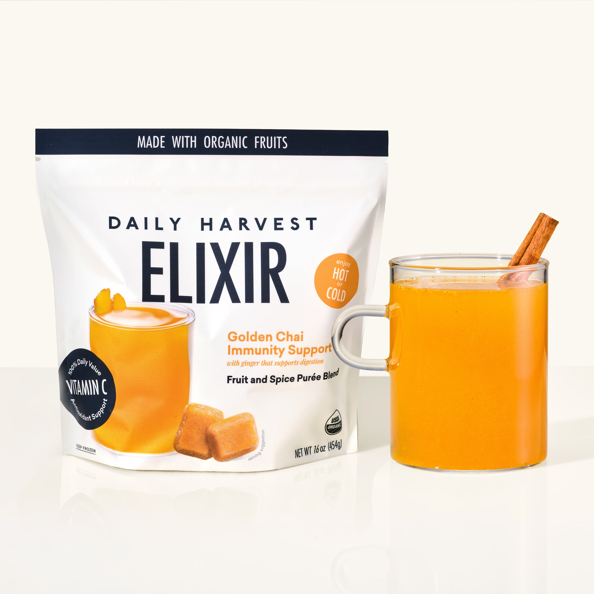 Daily Harvest Daily Harvest Golden Chai Immunity Support Elixir — product image