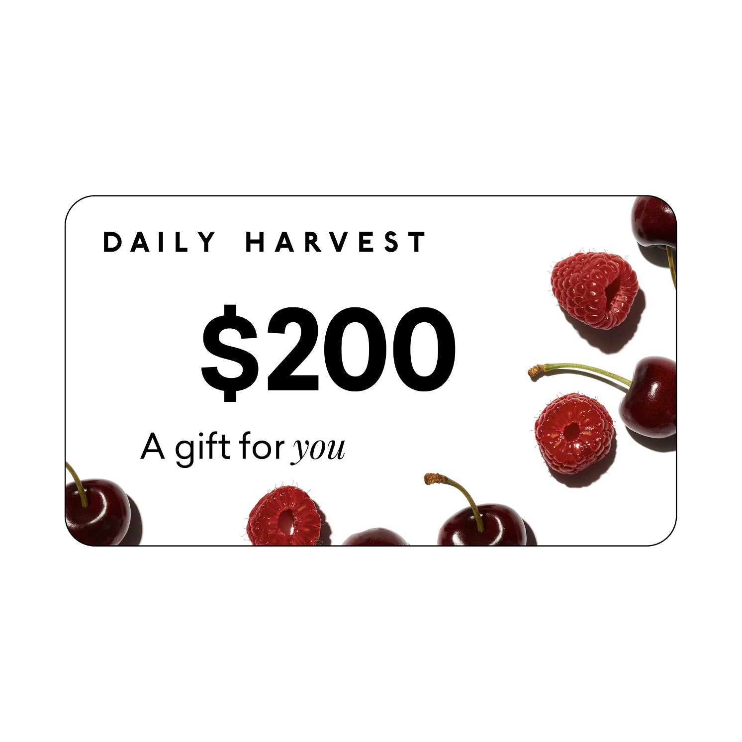 Gift Card $200 - Daily Harvest