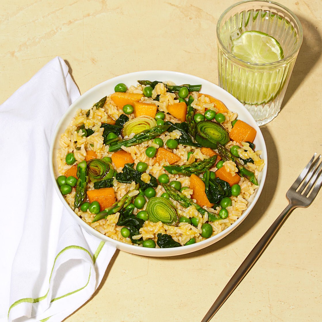 Herbed Squash + Asparagus Risotto - Daily Harvest