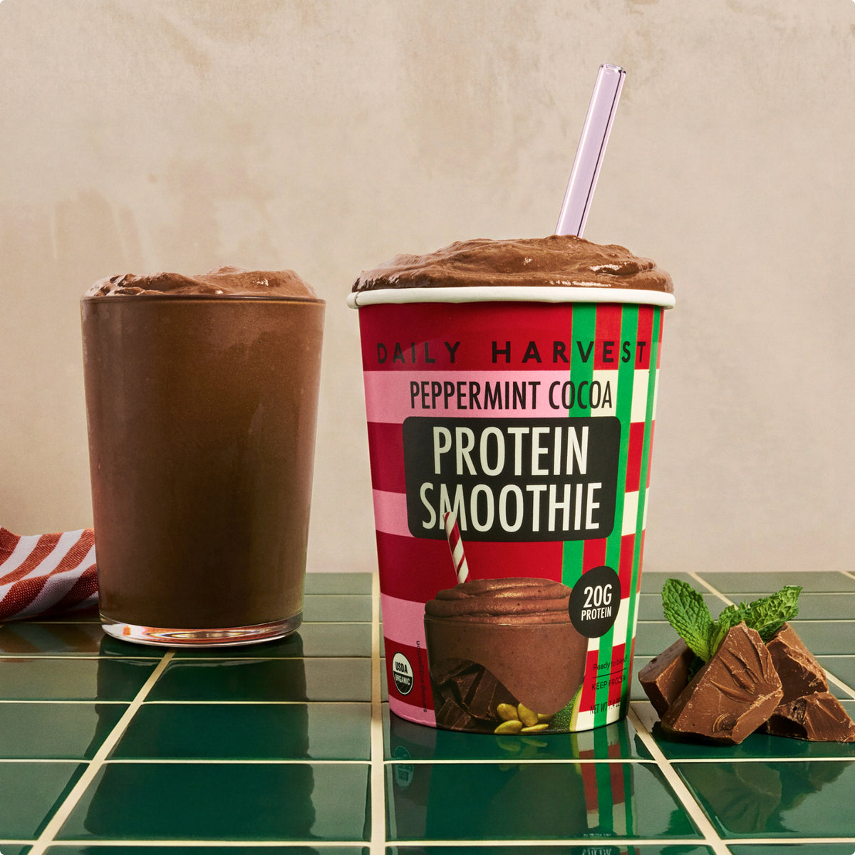 Peppermint Cocoa Protein
