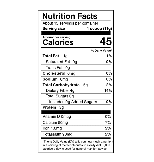 Organic Seed + Fiber Blend