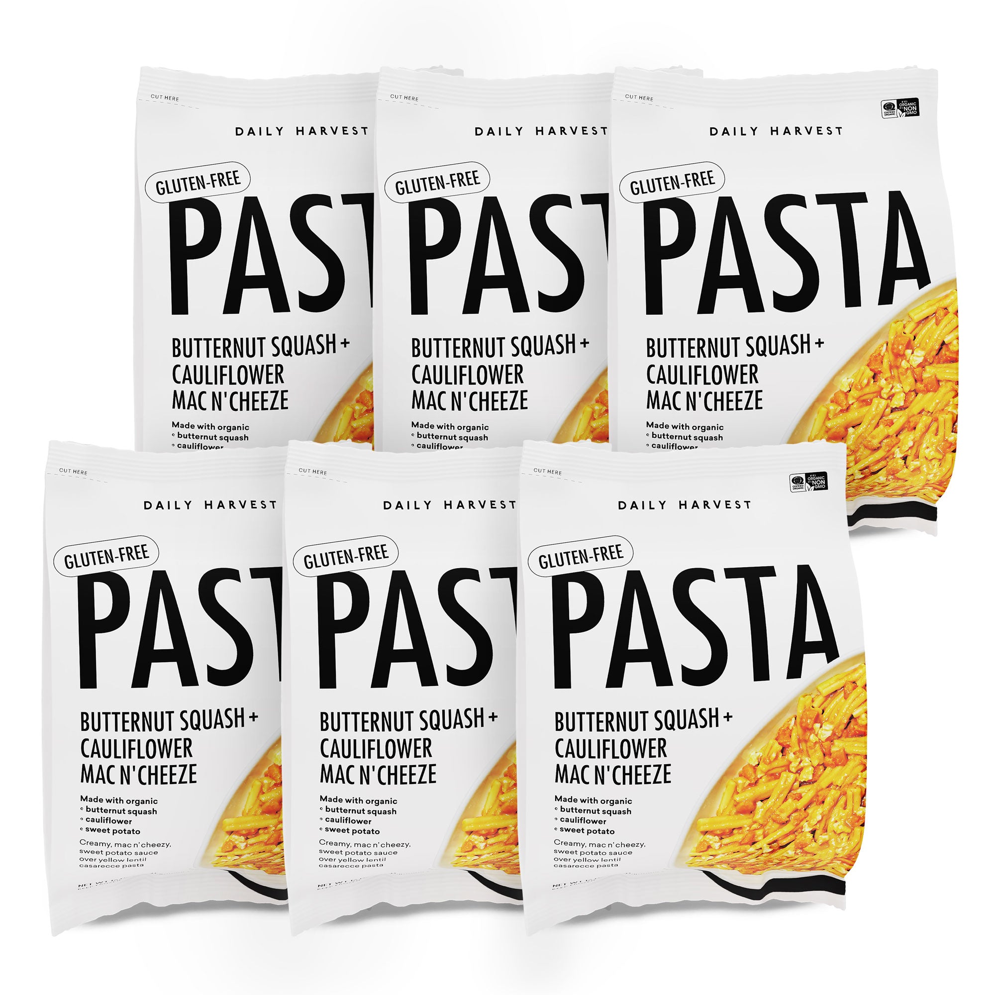 Butternut Squash + Cauliflower Mac n' Cheeze 6 Pack