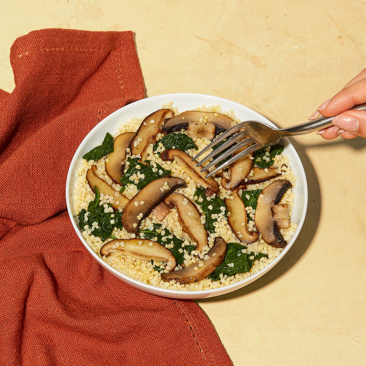Spinach + Mushroom Grits - Daily Harvest