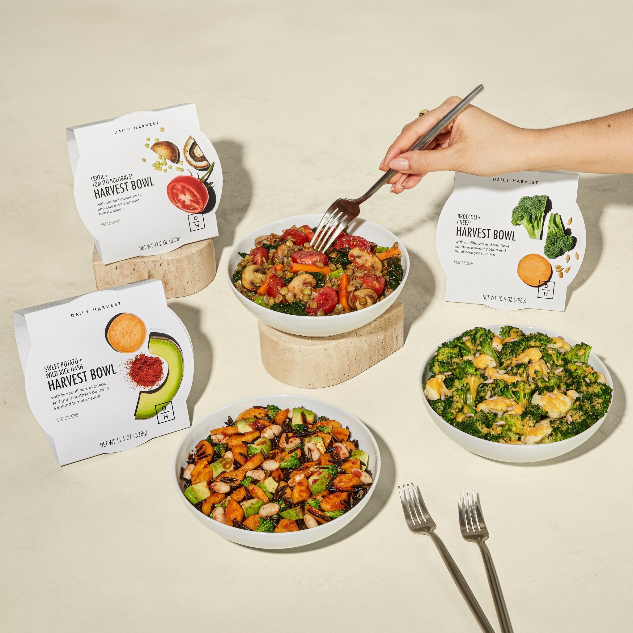 Spinach + Mushroom Grits - Daily Harvest